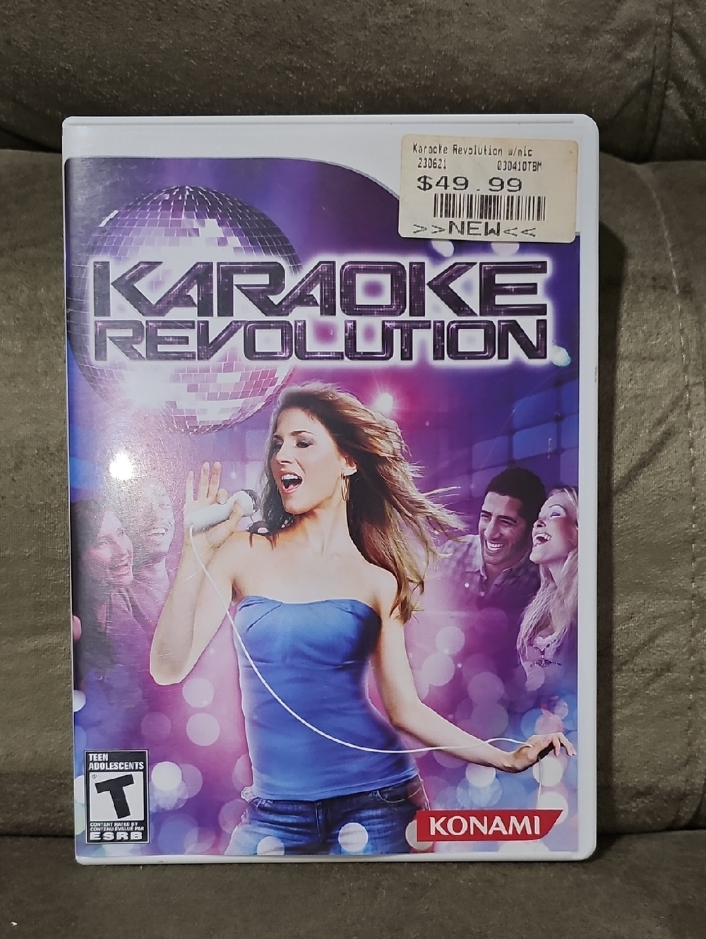 Konami Karaoke Revolution Video Game - Purple